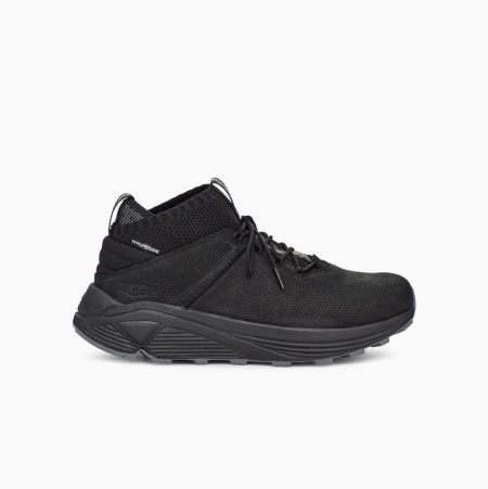 UGG Miwo Sport High HyperWeave Black Sneakers for Men (DKMB87354)